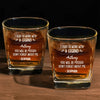 Give A Gift That Speaks Volumes - Coworker Personalized Custom Square Whiskey Glass - Appreciation, Retirement Gift For Coworkers, Work Friends, Colleagues