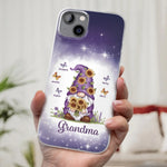Custom Name Grandma Gnome Sunflower Gifts - Personalized Phone Case