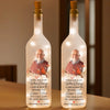 Custom Photo Always In My Heart, Never Far Away - Memorial Personalized Custom Bottle Lamp - Sympathy Gift For Family Members