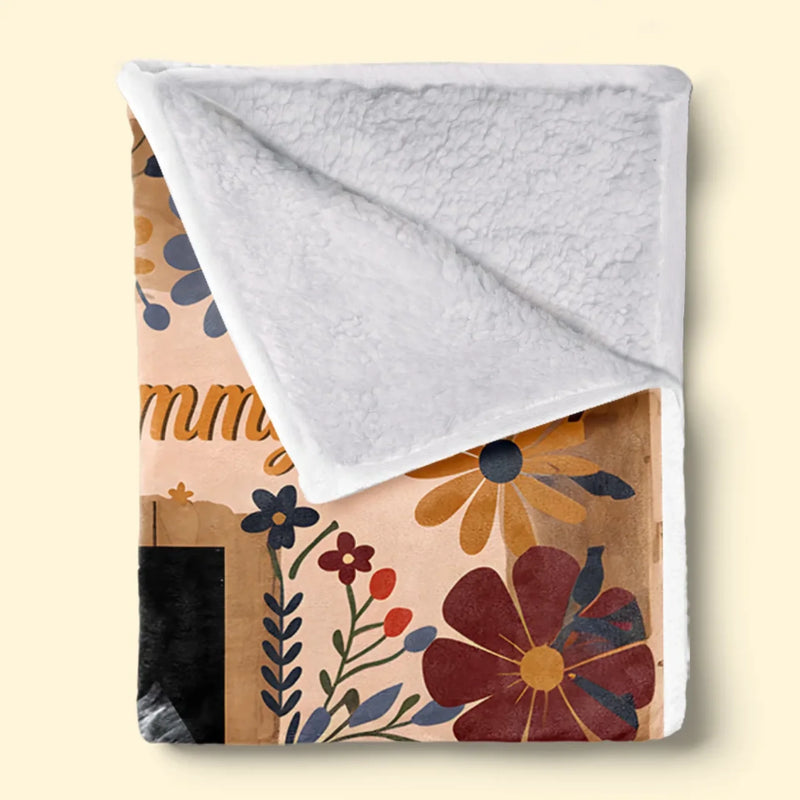 Custom Photo Mother's Day Gifts for Mom - Personalized Blanket
