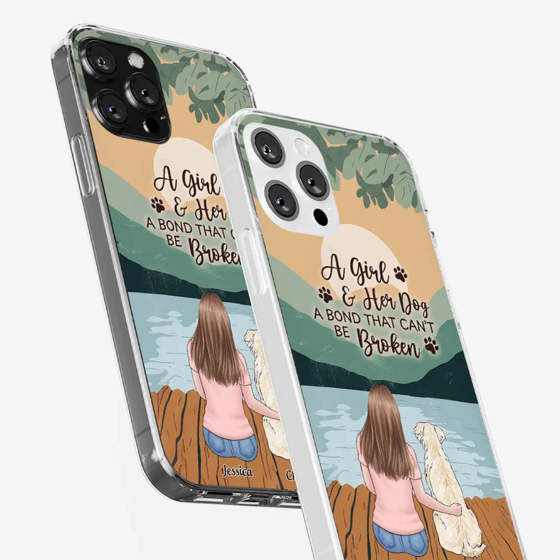 A Heart Full Of Paws - Dog Personalized Custom Clear Phone Case - Gift For Pet Owners, Pet Lovers