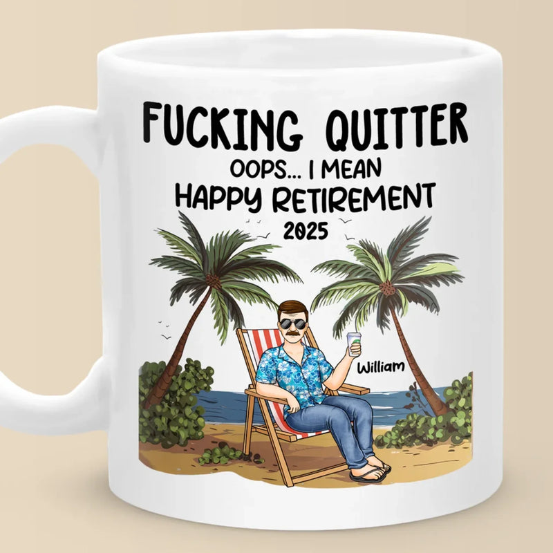 Retirement, Time To Do What You Love - Coworker Personalized Custom Mug - Appreciation, Retirement Gift For Coworkers, Work Friends, Colleagues