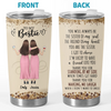 The Friend Of My Soul - Bestie Personalized Custom Tumbler -  Gift For Best Friends, BFF, Sisters