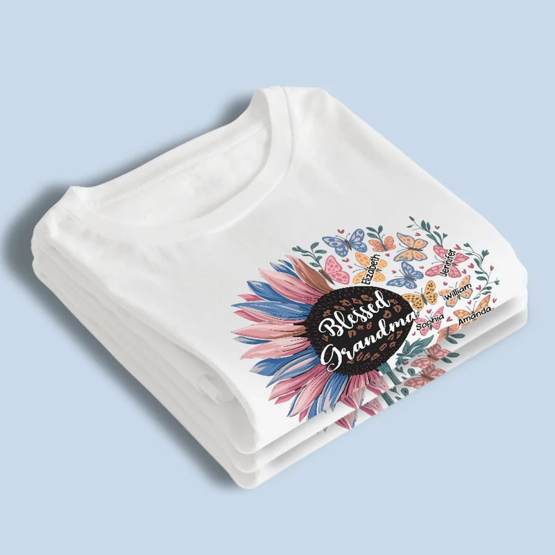 The Love Of A Grandma Is A Forever Gift - Family Personalized Custom Unisex T-shirt, Premium T-shirt, Hoodie - Gift For Mom, Grandma