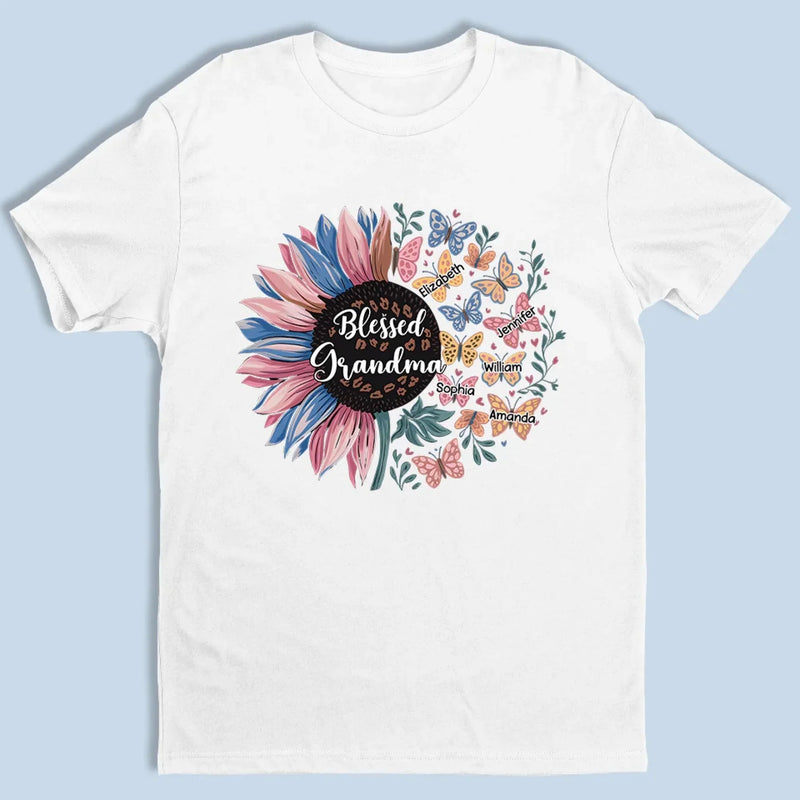 The Love Of A Grandma Is A Forever Gift - Family Personalized Custom Unisex T-shirt, Premium T-shirt, Hoodie - Gift For Mom, Grandma