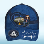 Custom Name RV Camping Gifts for Women - Personalized Classic Cap