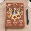 Custom Photo To The Beautiful You - Family Personalized Custom Leather Journal - Gift For Yourself, Best Friends, Siblings, Family Members