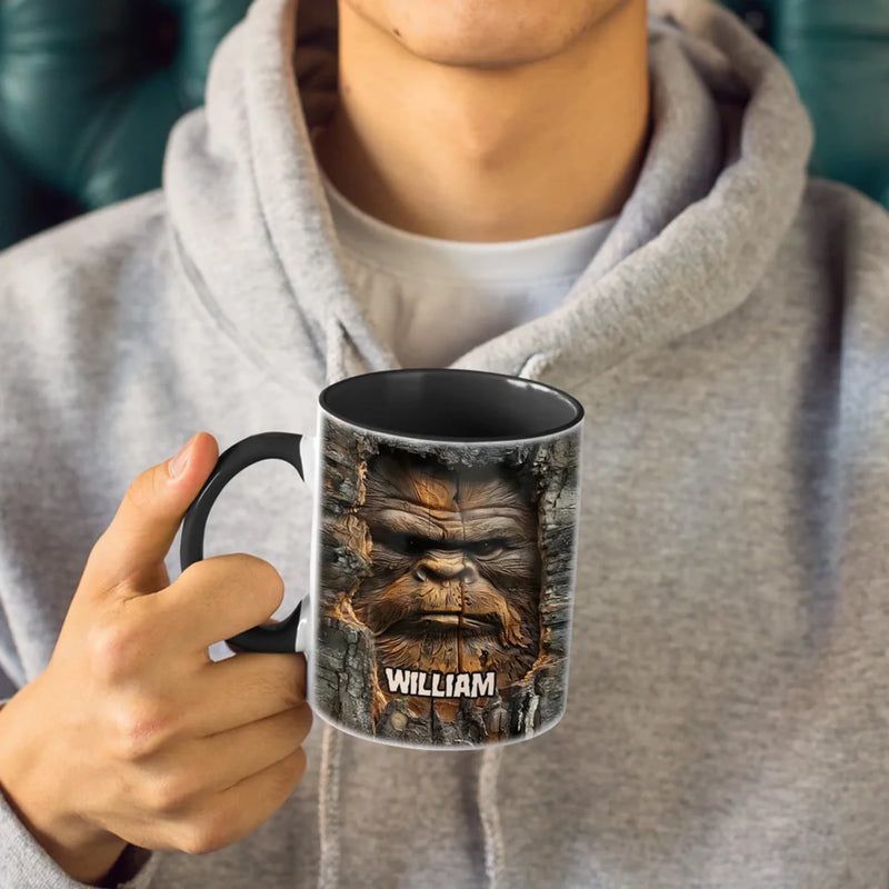 King Of The Jungle, Master Of Vibes - Family Personalized Custom 3D Inflated Effect Printed Accent Mug - Gift For Yourself, Best Friends, Siblings, Family Members