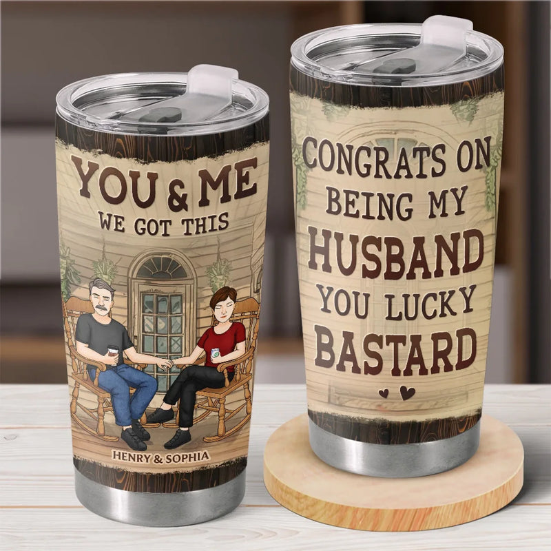 Custom Name Funny Husband Gifts - Personalized Tumbler