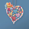 Every Grandchild Is A Grand Blessing - Family Personalized Custom Car Ornament - Acrylic Custom Shaped - Gift For Mom, Grandma