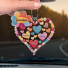 Every Grandchild Is A Grand Blessing - Family Personalized Custom Car Ornament - Acrylic Custom Shaped - Gift For Mom, Grandma