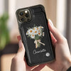 Bloom Where You Are Planted - Family Personalized Custom Leather Flip Wallet Phone Case - Gift For Yourself, Best Friends, Siblings, Family Members