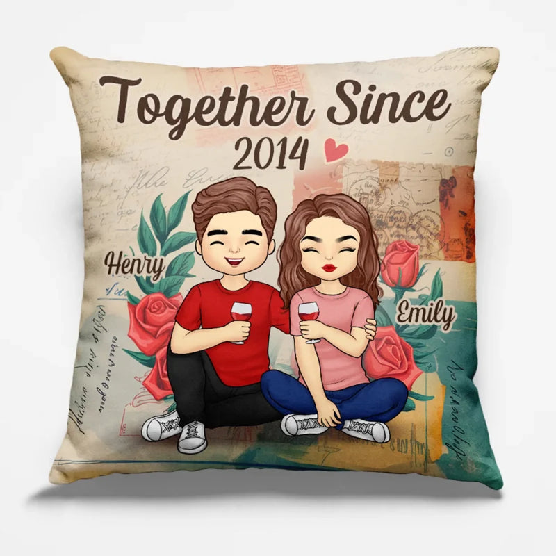 You Were The Missing Piece Of My Soul - Couple Personalized Custom Pillow - Gift For Husband Wife, Anniversary