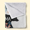 Grandkids Make Life Grand - Family Personalized Custom Blanket - Gift For Mom, Grandma