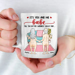 Custom Name Funny Naughty Couple Gifts - Personalized Mugs