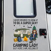Born To Camp, Forced To Work - Camping Personalized Custom RV Decal - Gift For Yourself, Best Friends, Siblings, Family Members, Camping Lovers