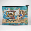 Keep Your Best Friends Close With A Fun Gift - Bestie Personalized Custom Cosmetic Bag - Gift For Best Friends, BFF, Sisters