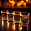 I Would Punch Him In The Face And Go Find You - Family Personalized Custom Shot Glass - Gift For Family Members