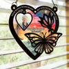 Custom Photo In Loving Memory Of The Moments That Never Dim - Memorial Personalized Window Hanging Suncatcher Ornament - Sympathy Gift For Family Members
