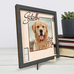 Custom Pet Photo Dog Memorial Decor - Personalized Memorial Sign