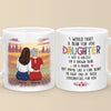 A Bond Built On Laughter, Love - Family Personalized Custom Mug - Gift For Mom, Daughter