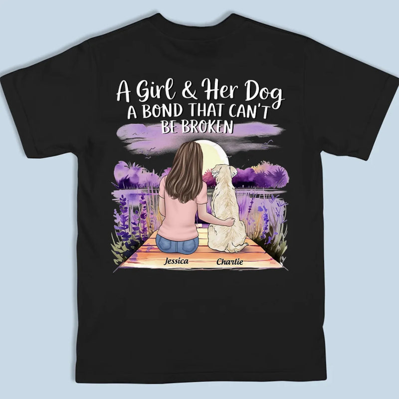 Paws And Love, Forever - Dog Personalized Custom Back Printed Unisex T-shirt, Hoodie, Sweatshirt - Gift For Pet Owners, Pet Lovers