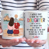 A Mother’s Love, A Daughter’s Laughter - Family Personalized Custom Mug - Gift For Mom, Daughter