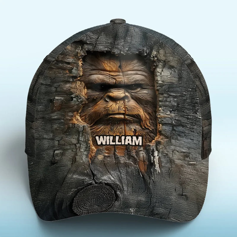 Custom Name Bigfoot Design - Personalized Classic Cap