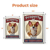 Paw Prints On My Heart - Dog & Cat Personalized Custom 3D Inflated Effect Printed Home Decor Metal Sign - House Warming Gift For Pet Owners, Pet Lovers