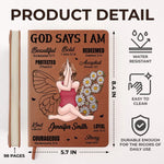 Custom Name Christian Faith Gifts for Women - Personalized Leather Journal