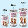 Fur Mom, Forever Loved - Dog & Cat Personalized Custom 3D Inflated Effect Printed Tumbler - Gift For Pet Owners, Pet Lovers