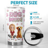 Fur Mom, Forever Loved - Dog & Cat Personalized Custom 3D Inflated Effect Printed Tumbler - Gift For Pet Owners, Pet Lovers