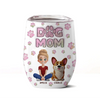 Fur Mom, Forever Loved - Dog & Cat Personalized Custom 3D Inflated Effect Printed Tumbler - Gift For Pet Owners, Pet Lovers