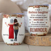 Never Forget How Amazing You Are - Family Personalized Custom Wine Tumbler -  Gift For Mom, Daughter