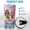 We’re Chaos And Laughter - Bestie Personalized Custom Tumbler -  Gift For Best Friends, BFF, Sisters