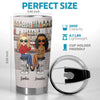We’re Fierce, Fabulous And Unbreakable - Bestie Personalized Custom Tumbler -  Gift For Best Friends, BFF, Sisters