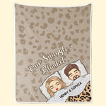Custom Name Snuggle Gifts for Couples - Personalized Blanket