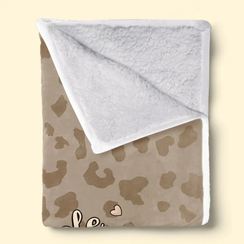 Custom Name Snuggle Gifts for Couples - Personalized Blanket