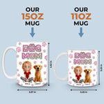Custom Name Dog Mom Gifts for Women - Personalized Mugs