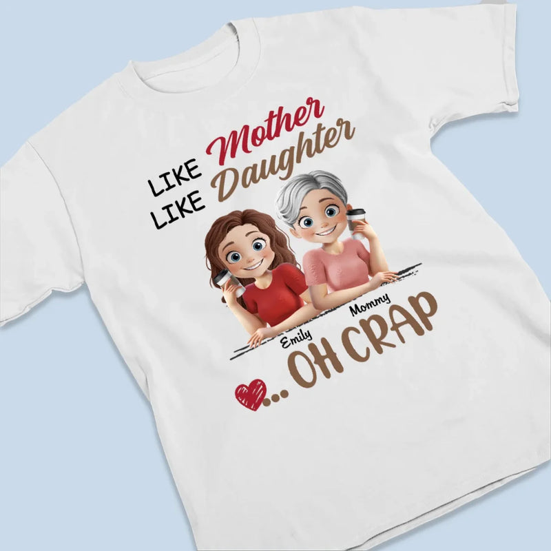 Custom Name Funny Mother Daughter Gifts - Personalized Apparel