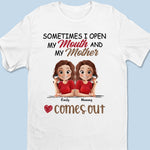 Custom Name Funny Mother Daughter Gifts - Personalized Apparel