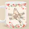 Love In Every Touch - Family Personalized Custom Mug - Gift For Mom, Grandma