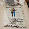 A Big Hug From Mother - Family Personalized Custom Blanket - Mother's Day, Gift For Mom, Grandma