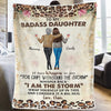 A Big Hug From Mother - Family Personalized Custom Blanket - Mother's Day, Gift For Mom, Grandma