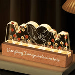 Mom Floral Appreciation Decor - Block Light