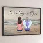 Custom Name Memorial Angel Beach Decor - Personalized Poster