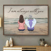 The Bond We Share Is My Greatest Gift - Memorial Personalized Custom Horizontal Poster - Sympathy Gift For Family Members