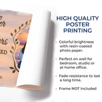 Custom Name Mother and Daughters Gifts - Personalized Poster