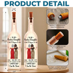 Custom Name Badass Daughter Gifts - Personalized Bottle Lamp