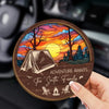 Breathe In Nature - Family Personalized Custom Car Visor Clip - Gift For Yourself, Best Friends, Siblings, Family Members